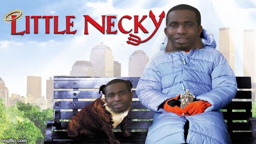 Little Necky | image tagged in neck meme,neck guy,little nicky,little necky | made w/ Imgflip meme maker