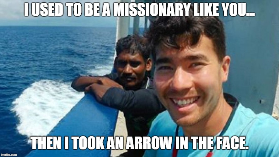 i used to be a missionary like you... | I USED TO BE A MISSIONARY LIKE YOU... THEN I TOOK AN ARROW IN THE FACE. | image tagged in skyrim,arrow,moron | made w/ Imgflip meme maker