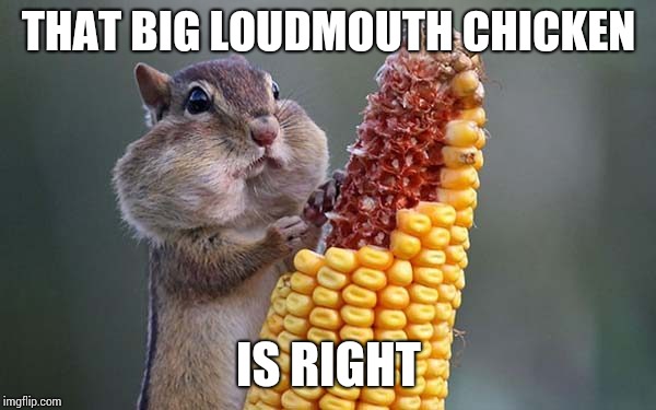THAT BIG LOUDMOUTH CHICKEN IS RIGHT | made w/ Imgflip meme maker