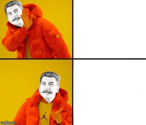 Stalin hotline Blank Meme Template