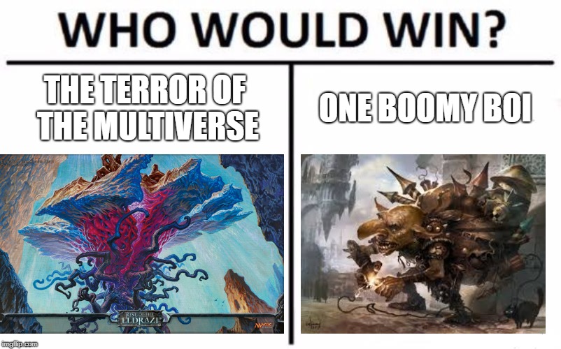 THE TERROR OF THE MULTIVERSE; ONE BOOMY BOI | made w/ Imgflip meme maker