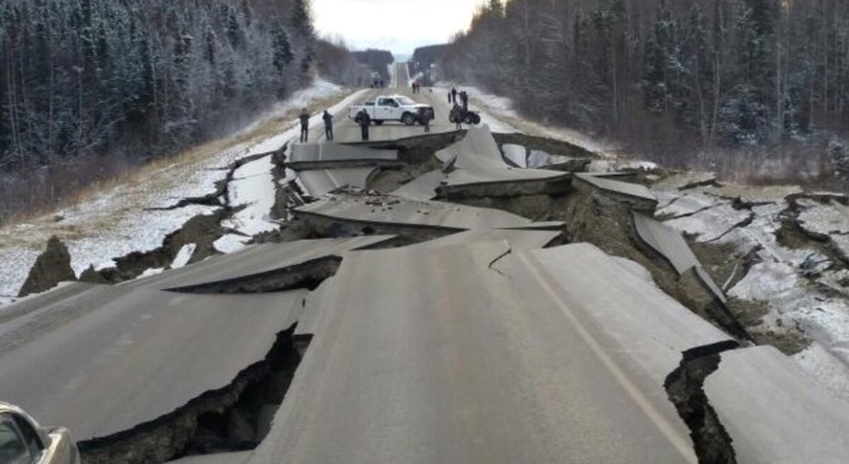 Alaska earth quake Blank Meme Template