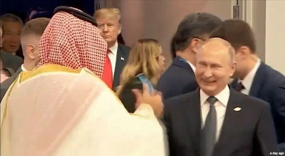 High Quality Trump Putin MBS G20 Blank Meme Template
