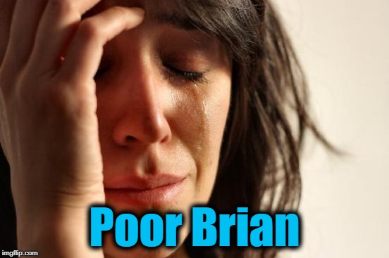 First World Problems Meme | Poor Brian | image tagged in memes,first world problems | made w/ Imgflip meme maker