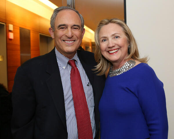 High Quality Lanny Davis and Hillary Clinton Blank Meme Template