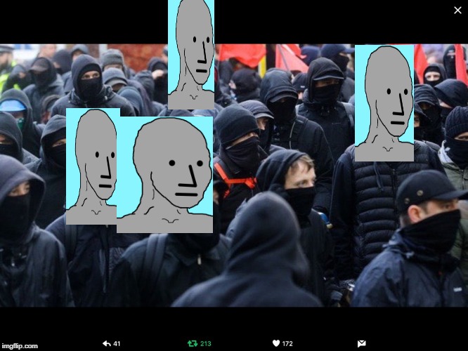 Antifa | image tagged in antifa | made w/ Imgflip meme maker