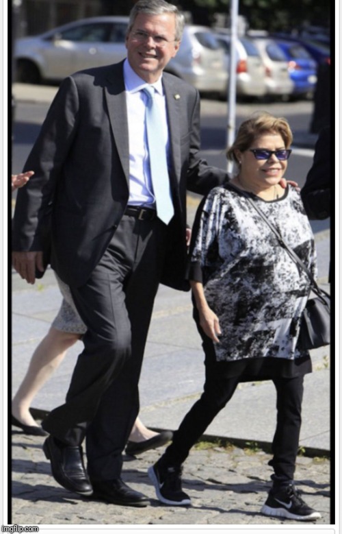 image tagged in jebbie bush  his mexican hobbit wife | made w/ Imgflip meme maker