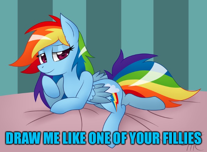 DRAW ME LIKE ONE OF YOUR FILLIES | made w/ Imgflip meme maker