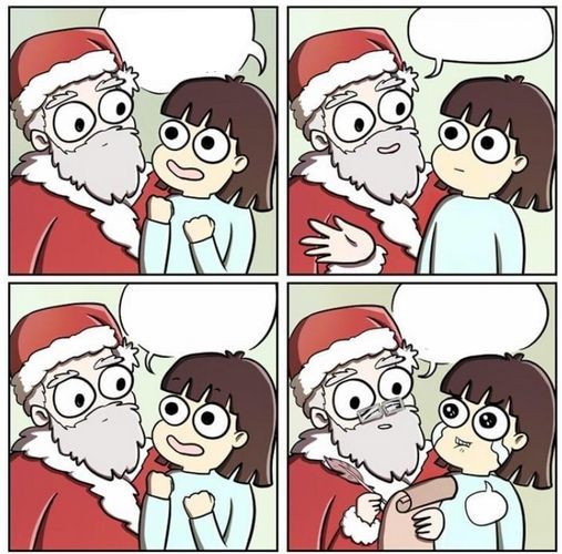 santa Blank Meme Template