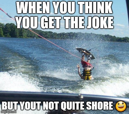 Nailed It Meme | WHEN YOU THINK YOU GET THE JOKE BUT YOUT NOT QUITE SHORE  | image tagged in memes,nailed it | made w/ Imgflip meme maker