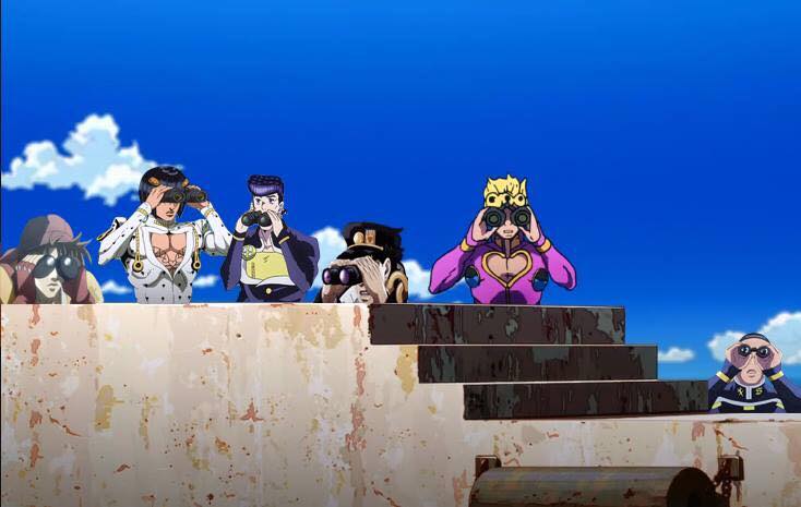 High Quality Jojos looking for something Blank Meme Template