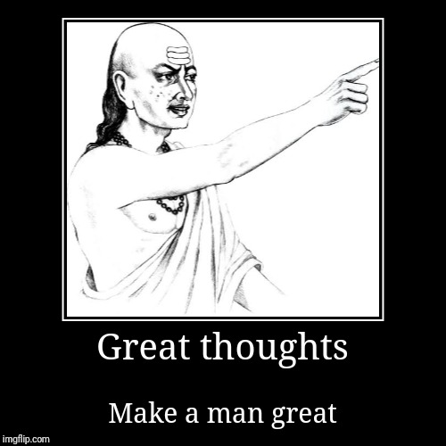 Great thoughts | image tagged in demotivationals,the great awakening | made w/ Imgflip demotivational maker