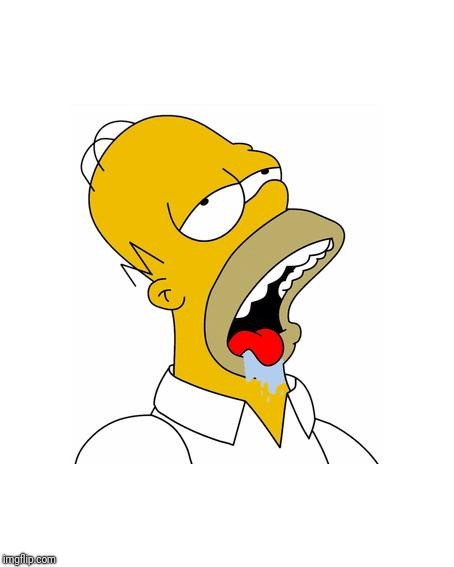 Homer Simpson Drooling | . | image tagged in homer simpson drooling | made w/ Imgflip meme maker