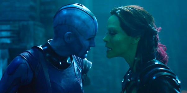 Gamora Nebula Blank Meme Template