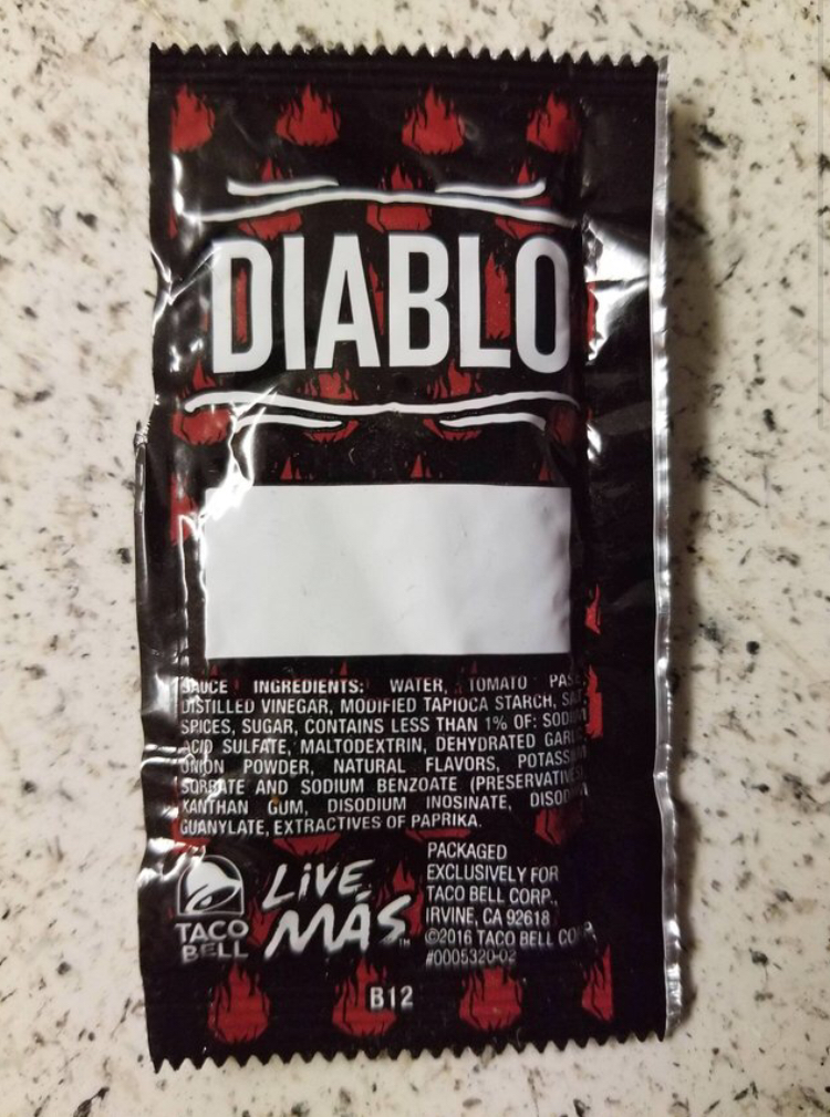 Diablo Hot Sauce Blank Meme Template