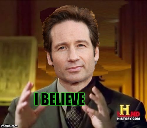 Fox Aliens | I BELIEVE | image tagged in fox aliens | made w/ Imgflip meme maker