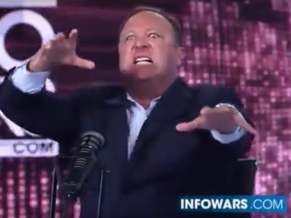 High Quality Alex Jones Infowars crazy Blank Meme Template