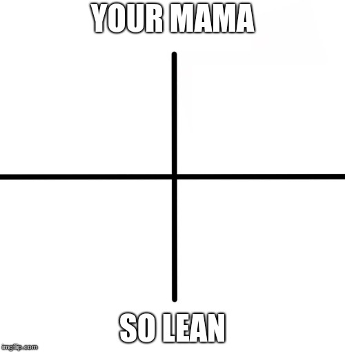 Blank Starter Pack | YOUR MAMA; SO LEAN | image tagged in memes,blank starter pack | made w/ Imgflip meme maker