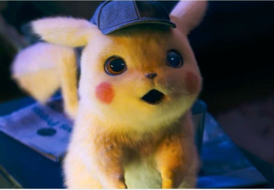 High Quality Detective pikachu surprize Blank Meme Template