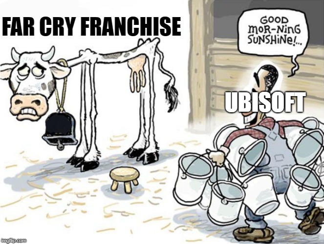 Good Morning Sunshine | FAR CRY FRANCHISE; UBISOFT | image tagged in good morning sunshine | made w/ Imgflip meme maker