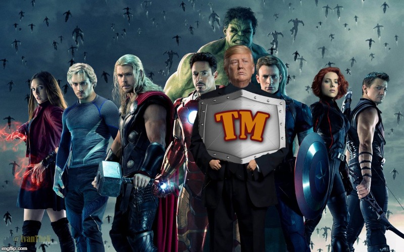 Tariff Man, the Newest Avenger | . | image tagged in trump,tariff,avengers | made w/ Imgflip meme maker