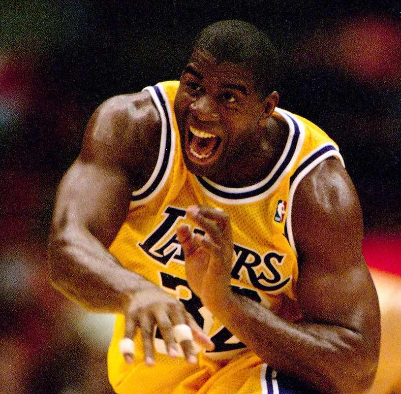 High Quality Magic Johnson Blank Meme Template