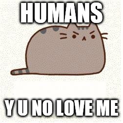 pusheen cat angry