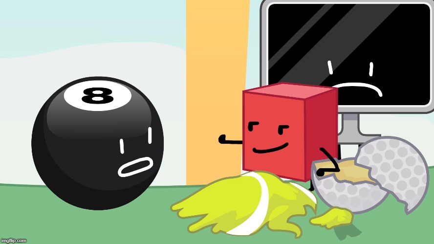 8-Ball's No Favorite Number | image tagged in bfdi,bfb,8-ball | made w/ Imgflip meme maker