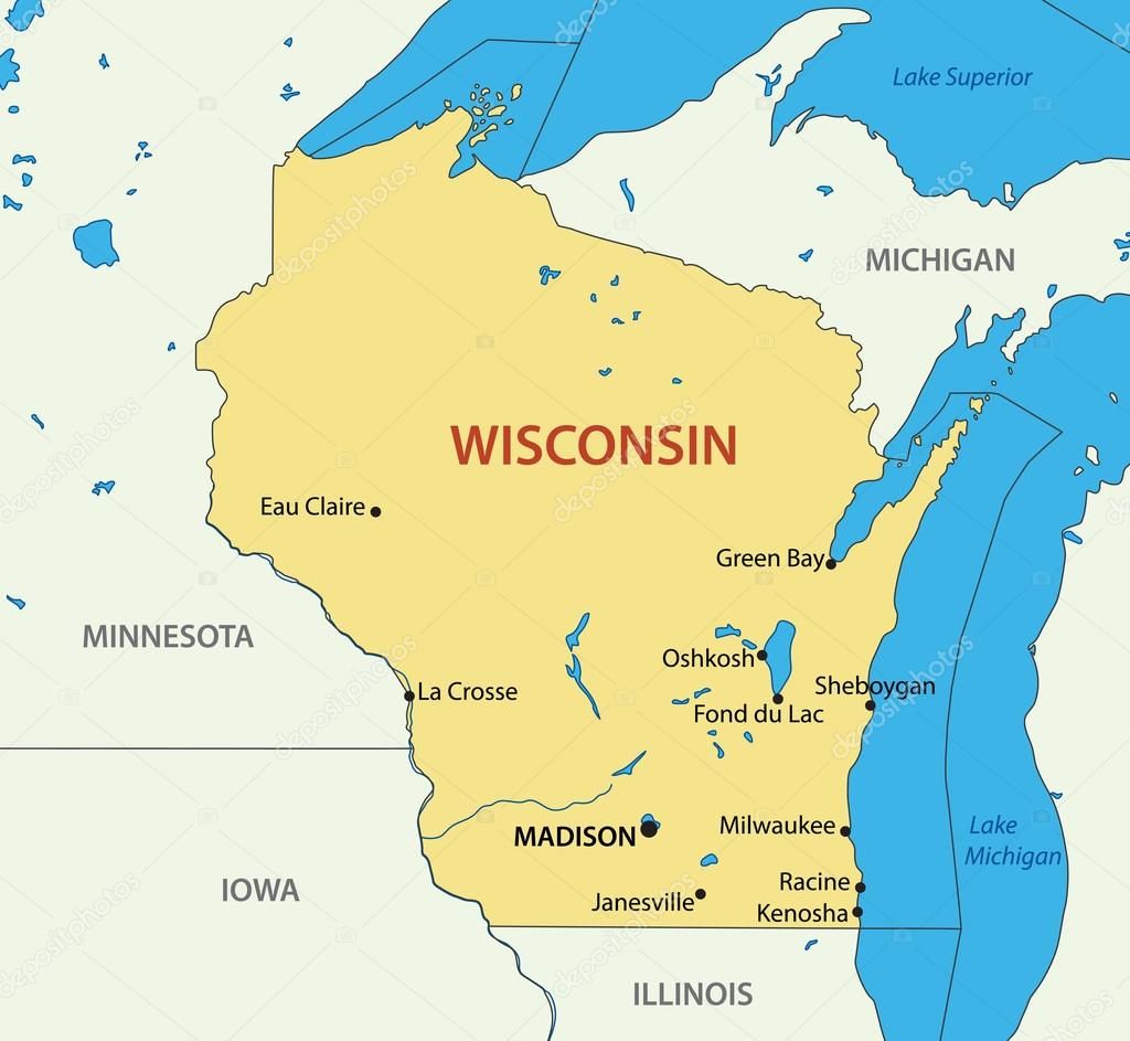 Wisconsin state Blank Meme Template