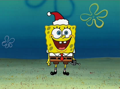 Spongebob Christmas Blank Meme Template