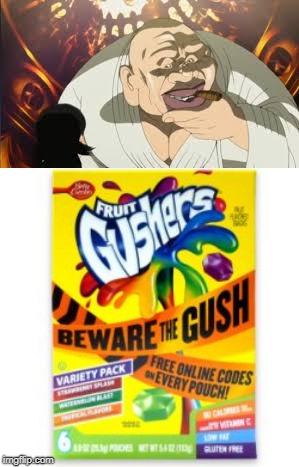 Beware the Gooush. | image tagged in anime meme,animeme | made w/ Imgflip meme maker