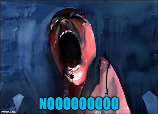 Pink Floyd Scream | NOOOOOOOOO | image tagged in pink floyd scream | made w/ Imgflip meme maker