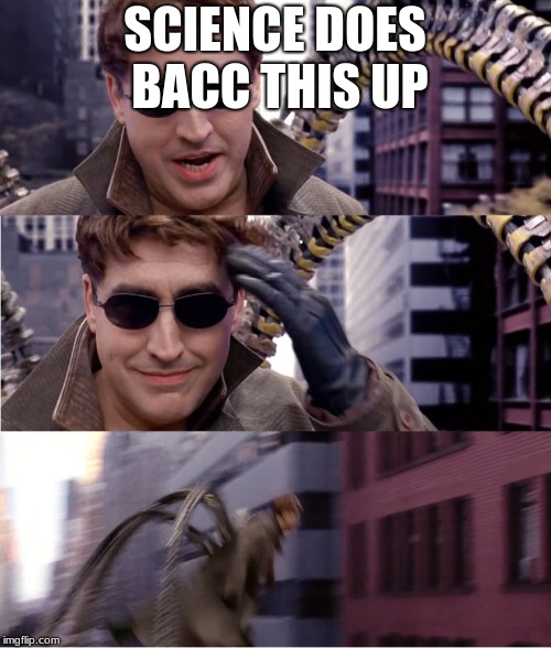 Salute | SCIENCE DOES BACC THIS UP | image tagged in salute | made w/ Imgflip meme maker