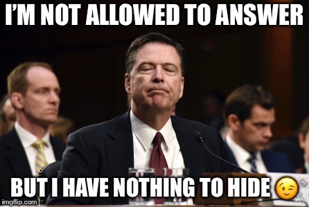 I’M NOT ALLOWED TO ANSWER; BUT I HAVE NOTHING TO HIDE 😉 | made w/ Imgflip meme maker