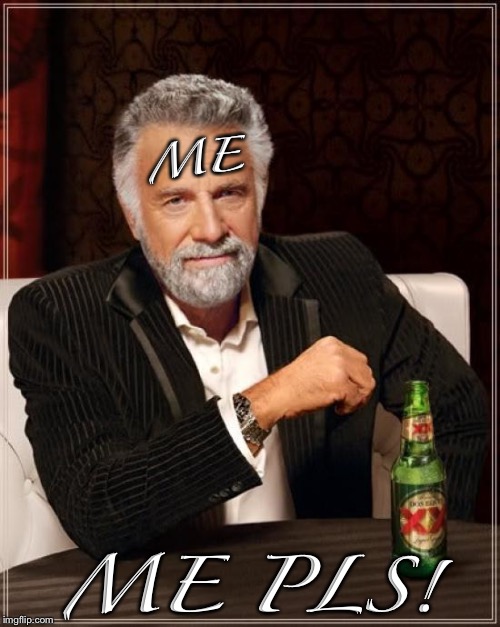 The Most Interesting Man In The World Meme | ME ME PLS! | image tagged in memes,the most interesting man in the world | made w/ Imgflip meme maker