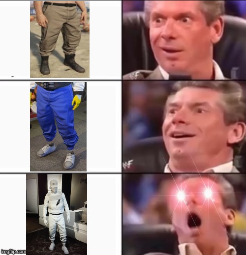 Tan, Blue, White Joggers | image tagged in white,blue,tan,joggers | made w/ Imgflip meme maker