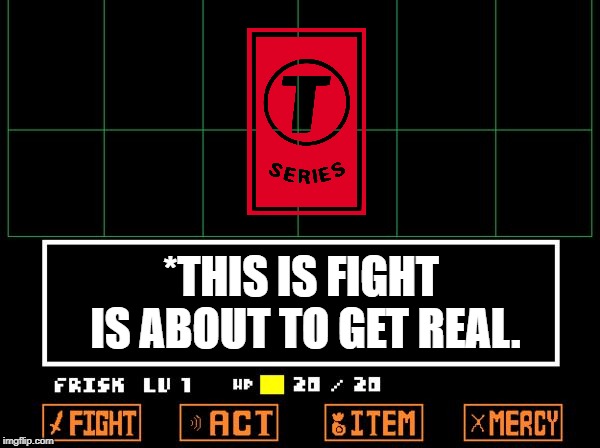 UNDERTALE | *THIS IS FIGHT IS ABOUT TO GET REAL. | image tagged in undertale | made w/ Imgflip meme maker