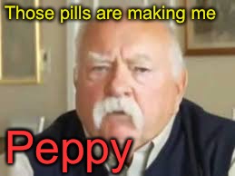 Diabeetus Dan | Those pills are making me Peppy | image tagged in diabeetus dan | made w/ Imgflip meme maker