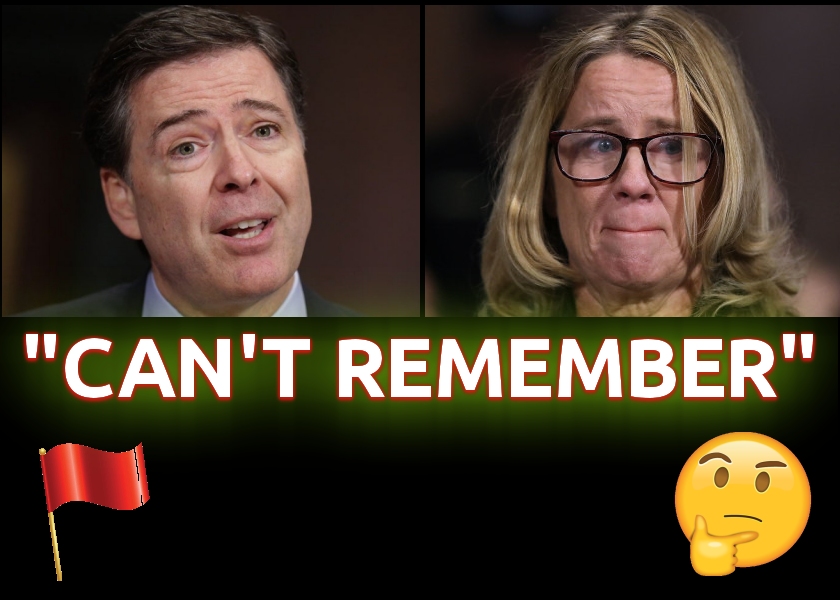 High Quality Comey and Ford - Selective Memory Blank Meme Template