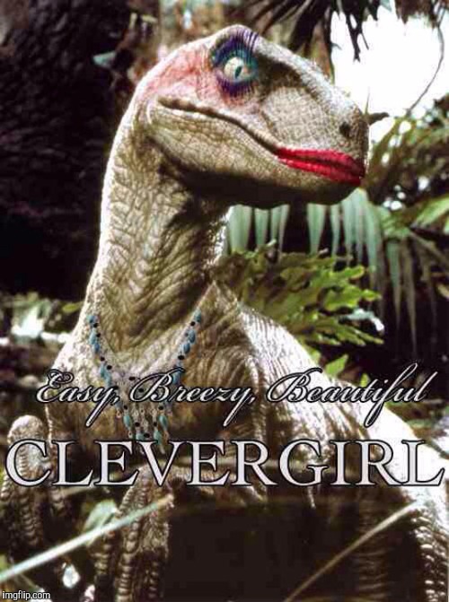 image tagged in memes,repost,clever girl,jurrasic park | made w/ Imgflip meme maker