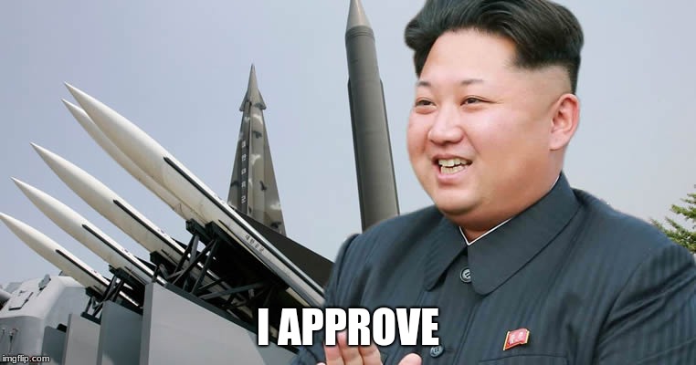Kim Jon Un | I APPROVE | image tagged in kim jon un | made w/ Imgflip meme maker