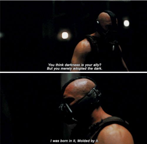 Bane Darkness Is Your Ally Blank Meme Template