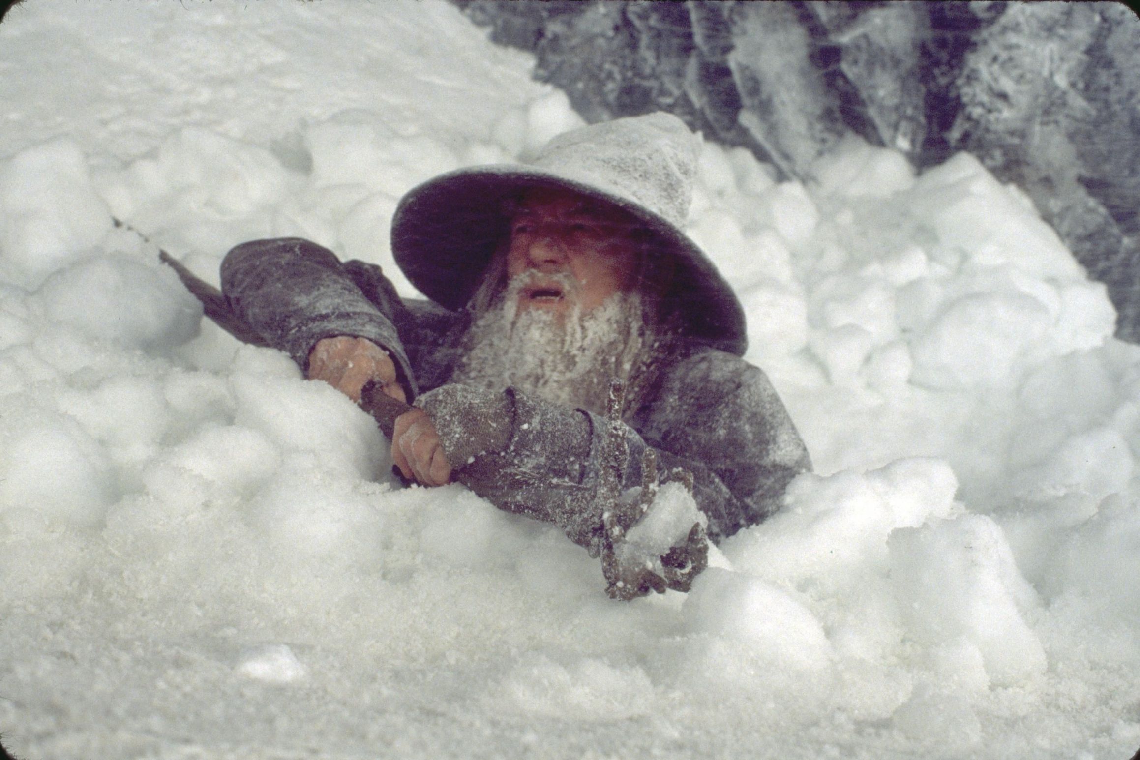 No "Gandalf snow" memes have been featured yet. 