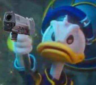 High Quality Kingdom Hearts Donald Duck Blank Meme Template