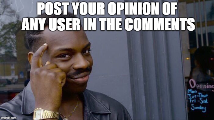 Roll Safe Think About It | POST YOUR OPINION OF ANY USER IN THE COMMENTS | image tagged in memes,roll safe think about it,politics,imgflip users,imgflip,political | made w/ Imgflip meme maker