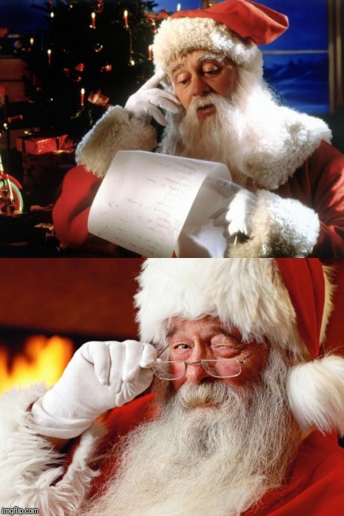 Hide The Pain Santa Blank Meme Template