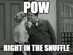 POW RIGHT IN THE SNUFFLE | made w/ Imgflip meme maker