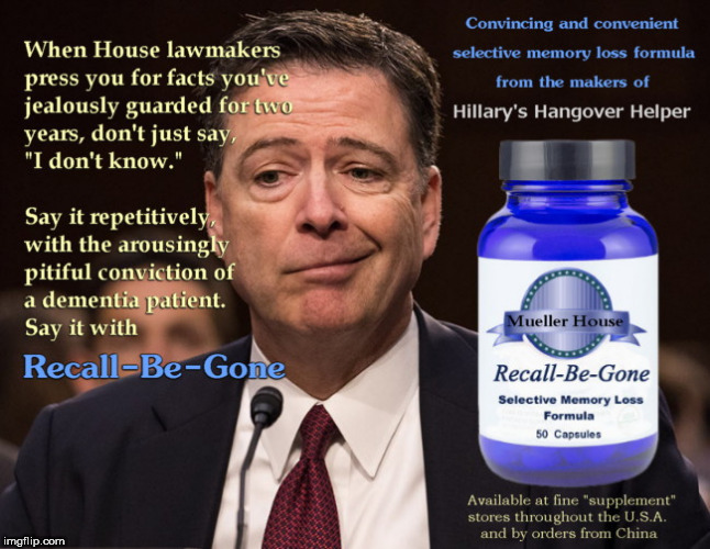 image tagged in convincing convenient selective memory loss,james comey,parody | made w/ Imgflip meme maker