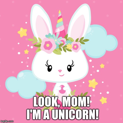 LOOK, MOM! I'M A UNICORN! | made w/ Imgflip meme maker