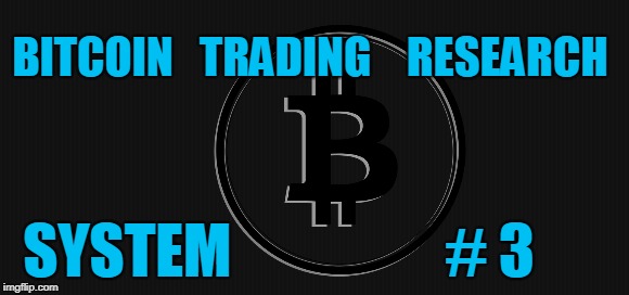 BITCOIN   TRADING    RESEARCH; SYSTEM                  # 3 | made w/ Imgflip meme maker